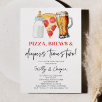 Pizza se prepara y se prepara para dos veces Baby 