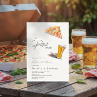 Pizza y Cervezas La Pareja Perfecta Cena de Ensayo