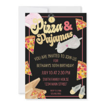 Pizza y Pajamas Fiesta Sleepover