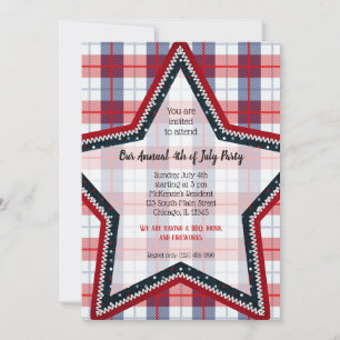 Invitación Placa patriótica