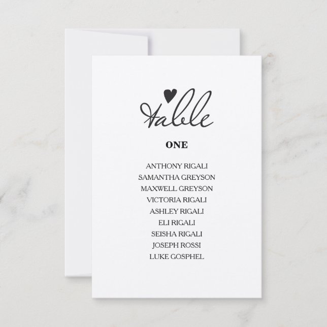 Invitación Plan de asiento de mesas individuales rusticas Bod (Anverso)