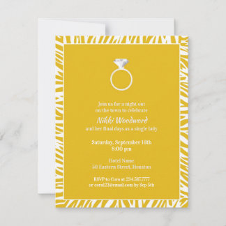 Invitación plana de la fiesta de la bachillerato d