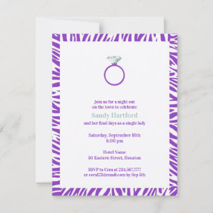 Invitación plana de la fiesta de la bachillerato d