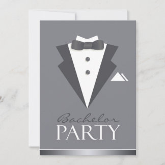 Invitación plana de la fiesta de la soltera negra