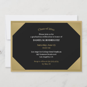 Invitación plana del Diploma de Graduación
