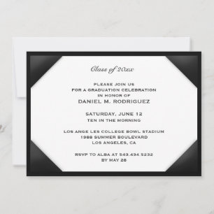 Invitación plana del Diploma de Graduación