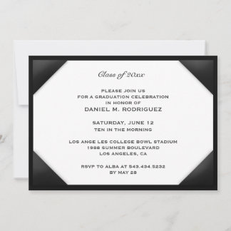 Invitación plana del Diploma de Graduación