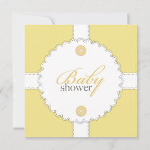 Invitación plana dental de Baby Shower