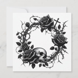 Invitación plana personalizada, tamaño: 5,25" x 5,