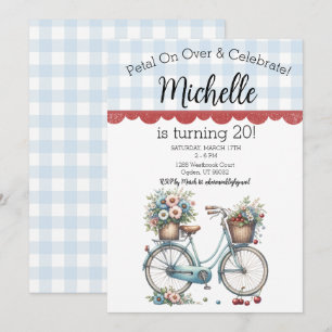 Invitación plana, tamaño: 13 cm x 18 cm, papel: fi