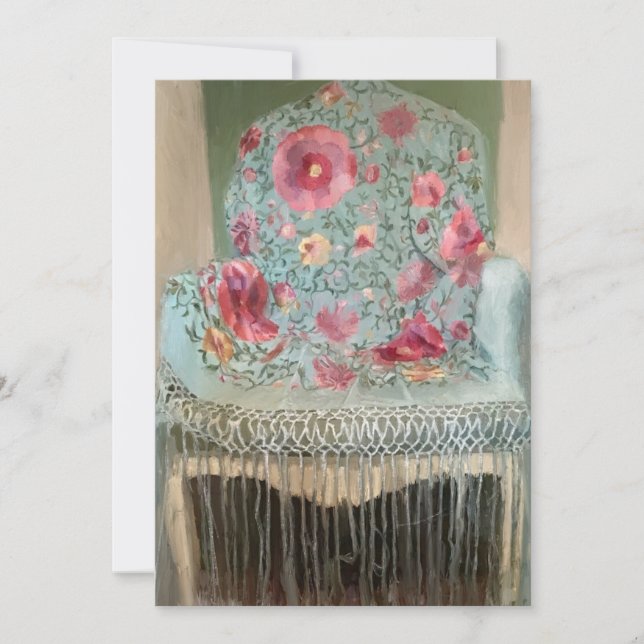 Invitación plana, tamaño: 13 x 18 cm, Papel: Mate, (Anverso)