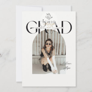 Invitación plana, tamaño: 5" x 7"