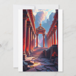 Invitación plana, tamaño: 5" x 7", Papel: Firma M