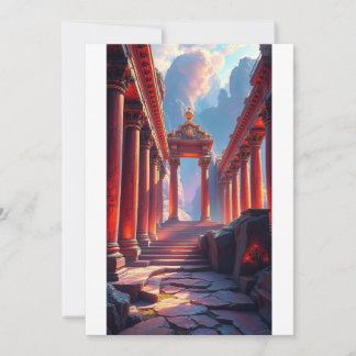Invitación plana, tamaño: 5" x 7", Papel: Firma M