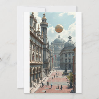 Invitación plana, tamaño: 5" x 7", Papel: Firma M