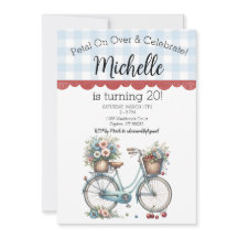 Invitación plana, tamaño: 5" x 7", papel: firma M