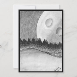 Invitación plana, tamaño: 5" x 7", papel: mate, en