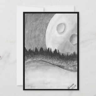Invitación plana, tamaño: 5" x 7", papel: mate, en
