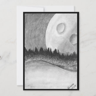 Invitación plana, tamaño: 5" x 7", papel: mate, en