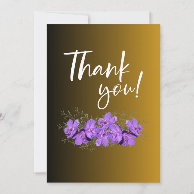 Invitación plana, tamaño: 5" x 7", papel: mate, en (Anverso)