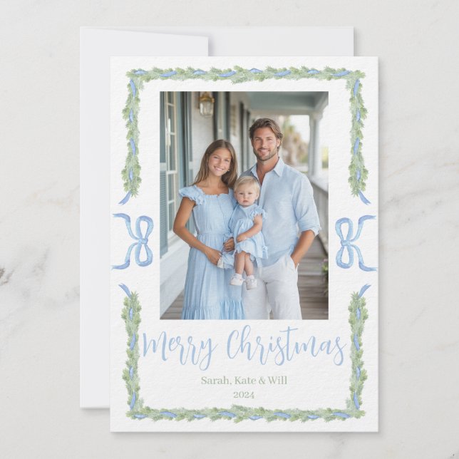 Invitación plana, tamaño: 5" x 7", papel: mate, en (Anverso)