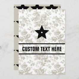 Invitación plana, tamaño: 5" x 7", papel: mate, en