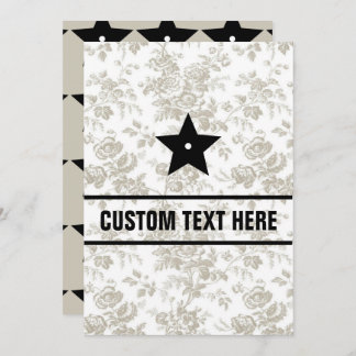 Invitación plana, tamaño: 5" x 7", papel: mate, en