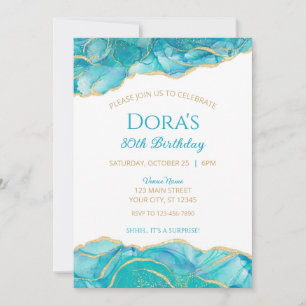 Invitación plana, tamaño: 5" x 7", papel: Signatur