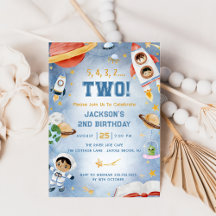 Planetas del espacio exterior segundo Fiesta de cu