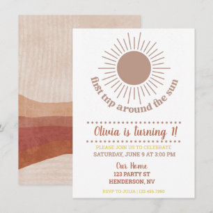 Invitación Planetas del espacio ultraterrestre Chica Primer c