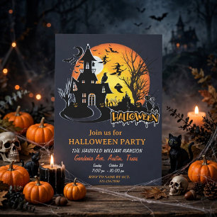 Invitación Planificador de Noche de Terror de Halloween
