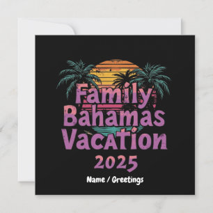 Invitación Planifique su última vacante familiar en Bahamas 2