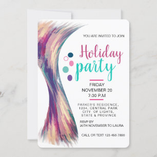 Invitación Plantación acuática de veraneo navideño