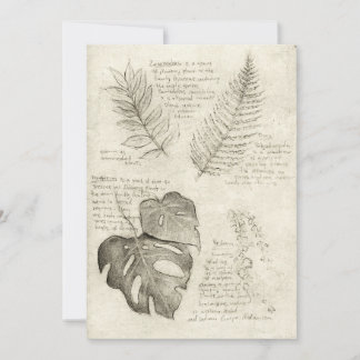 Invitación Plantas