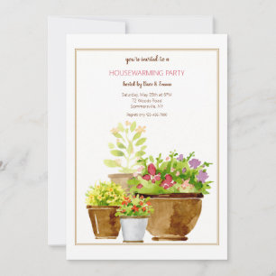 Invitación Plantas Potadas
