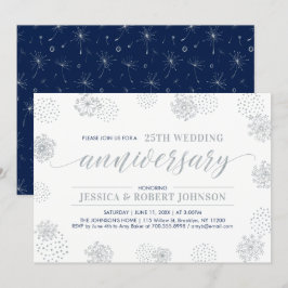 Invitación Plata | Bodas de Plata 25º Aniversario de Boda