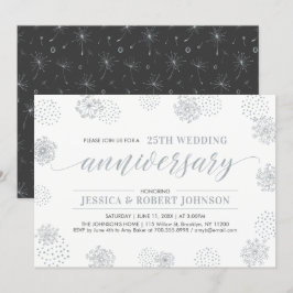 Invitación Plata | Bodas de Plata 25º Aniversario de Boda