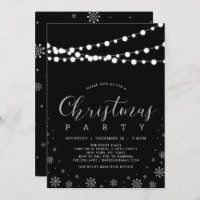 Plata y Negro | Fiesta de Navidades de String Ligh