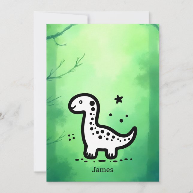 Invitación Plato de cartón (Anverso)