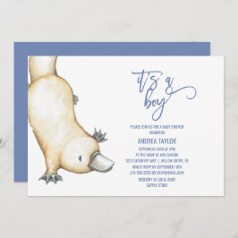 Invitación Platypus de Animales Australianos es un niño Baby 