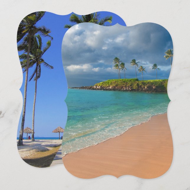 Invitación Playa (Anverso / Reverso)