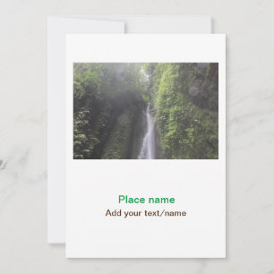 Invitación playa de agua océano playa añadir nombre de sitio 