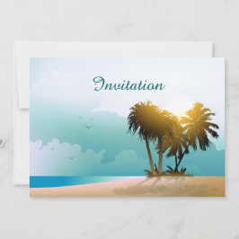 Invitación Playa de arena