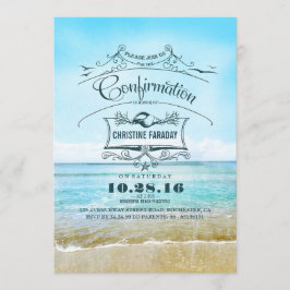 Invitación Playa de confirmación