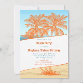 Invitación Playa de Copacabana y Fiesta de los Cocoteros