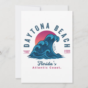 INVITACIÓN PLAYA DE DAYTONA FLORIDA VACACIONES DE OLAS VERANI