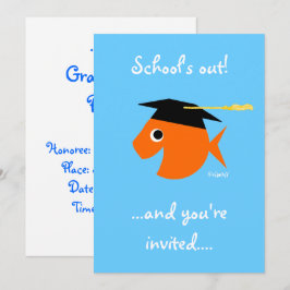 Invitación Playa de graduación o piscina Fiesta Turquesa