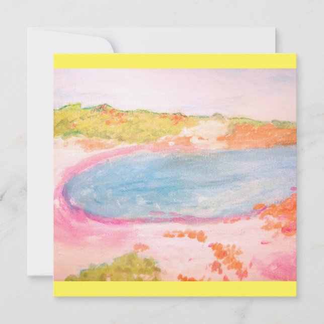 Invitación Playa de Isla (Anverso)