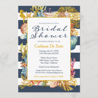 Invitación Playa Náutica, Purpurina de oro de la Marina - Duc