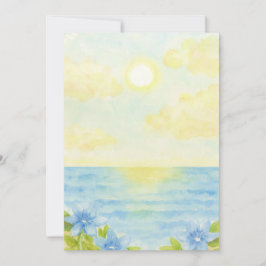 Invitación Playa pintada